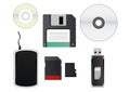 Storage media Royalty Free Stock Photo