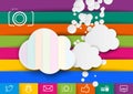 Storage pictures cloud design template