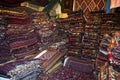 Storage room of a carpet merchant