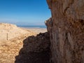 Storage rooms ruins at Masada fortress, Israel