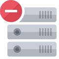 Storage server icon cancel image