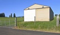 Storage shed in a field Oregon. Royalty Free Stock Photo