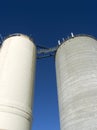 Storage Silos Royalty Free Stock Photo