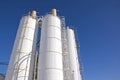 Storage Silos Royalty Free Stock Photo