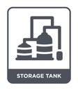 storage tank icon in trendy design style. storage tank icon isolated on white background. storage tank vector icon simple and Royalty Free Stock Photo
