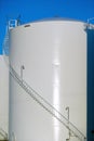 A storage tank for petroleum products Royalty Free Stock Photo