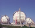 Storage tanks Royalty Free Stock Photo