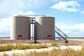 Storage tanks for crude oil