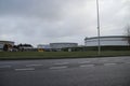 Storage tanks of the Maatschap Europoort Terminal at the Europort harbor