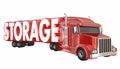 Storage Truck Hauler Container Storing Property Transportation 3