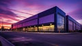 storage truck warehouse building Royalty Free Stock Photo