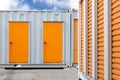 storage unit or small warehouse for rental Royalty Free Stock Photo