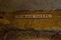 Storage vaults in Edinburgh Royalty Free Stock Photo