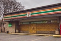 711 New York Store Closed Covid19 Royalty Free Stock Photo