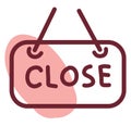 Store closed, icon