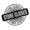 Store Closed rubber stamp Royalty Free Stock Photo