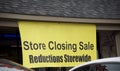 Store Closing Sale Reductions Storewide