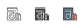Store compressed folder and hdd different style icon set