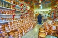 The store of copper cookware, Kerman, Iran