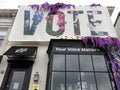 Store Encouraging People to Vote in Washington DC