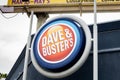 Dave and Buster`s building sign