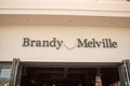 Brandy Melville store sign