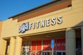 Store front sign for Crunch Fitness Royalty Free Stock Photo