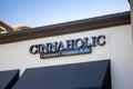 Cinnaholic restaurant sign