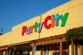 The store front sign for Party City