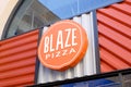 Blaze Pizza sign Royalty Free Stock Photo