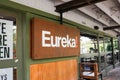 Eureka! restaurant sign