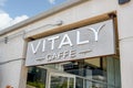 Vitaly Caffe restaurant sign