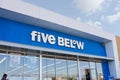 Five Below sign Royalty Free Stock Photo