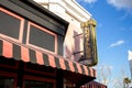 Lucille`s Smokehouse Bar-B-Q restaurant sign