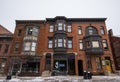 Store Fronts and Apartment Buildings in Downtown York, Pennsylvania next to the Central Market