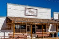 Store fronts, Rowley Ghost Town. Rowley, Alberta, Canada