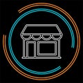 Store icon - shopping icon - building storefront