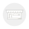 Store icon. Vector illustration for your cute design.