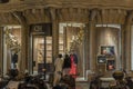 Store of the international luxury chain Carolina Herrera at night Royalty Free Stock Photo