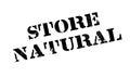 Store Natural rubber stamp