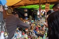 store scene into bogota downtwon flea market