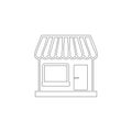 Store. flat vector icon Royalty Free Stock Photo