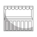 Store stand icon image Royalty Free Stock Photo