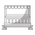 Store stand icon image Royalty Free Stock Photo