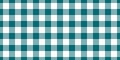 Store textile tartan fabric, stripe seamless background texture. Romantic check pattern plaid vector in cyan and white colors