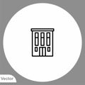 Store vector icon sign symbol Royalty Free Stock Photo