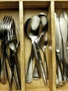 Stored cutlery