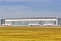 Stored Lufthansa Airbus A350 airplanes aircraft Coronavirus Corona Virus COVID-19 Munich Airport in Germany