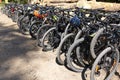 Stored Mountain Bikes during Duathlon Race, Velka Fatra, Slovakia