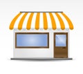 Storefront Awning in yellow